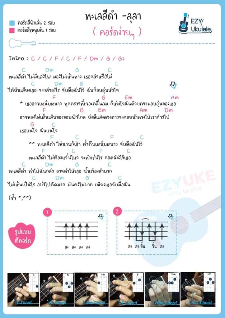 ทะเลสีดำ คอร์ดอูคูเลเล่